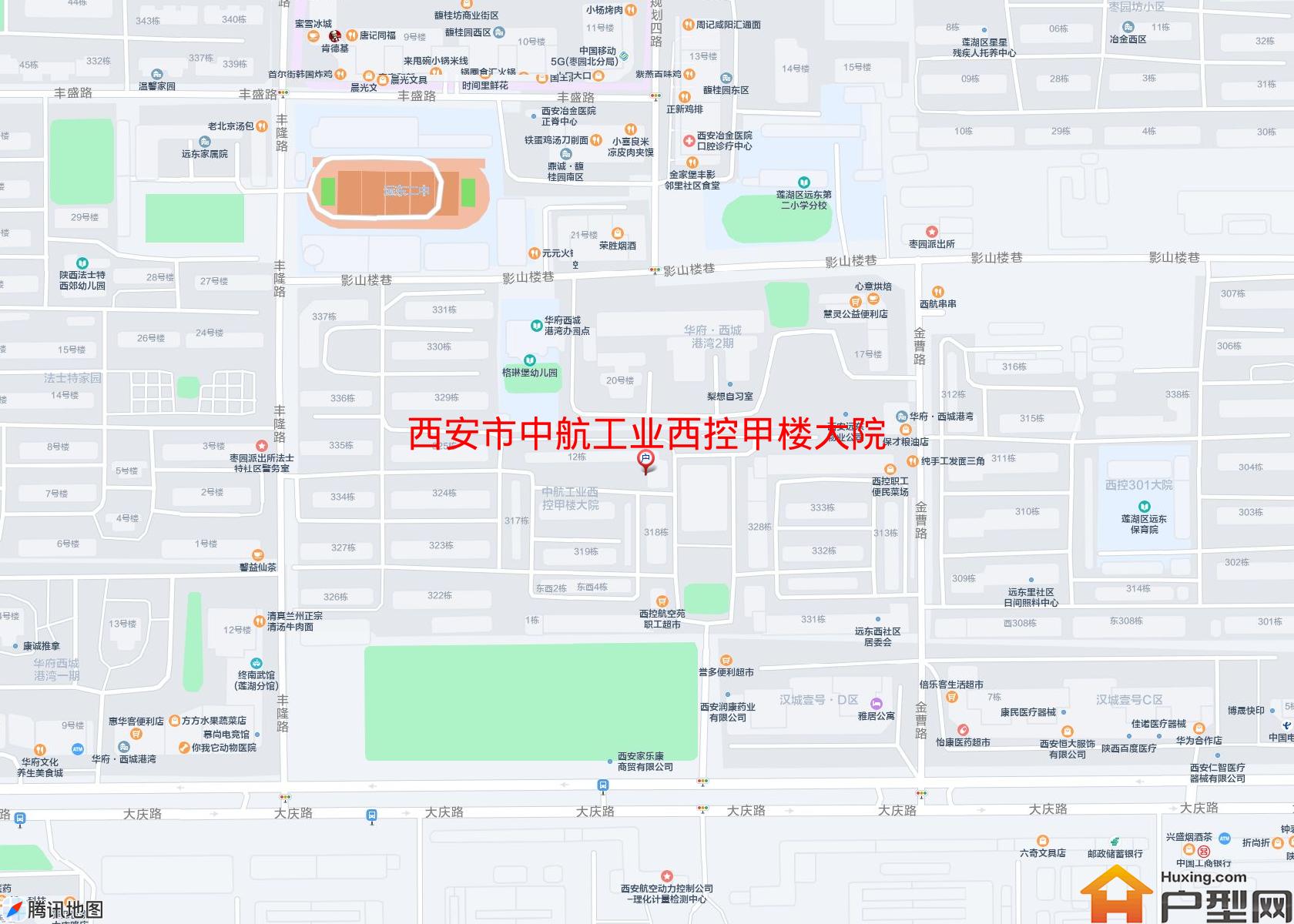 中航工业西控甲楼大院小区 - 户型网