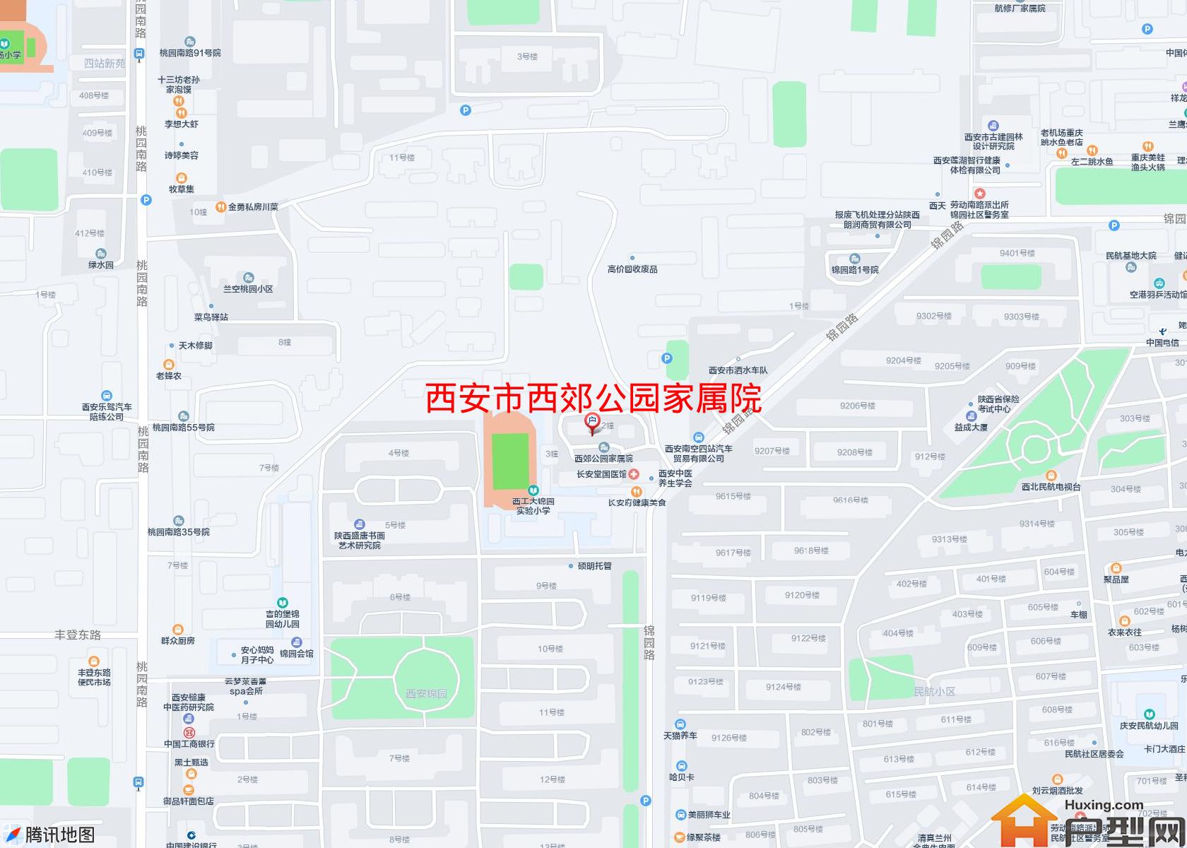 西郊公园家属院小区 - 户型网