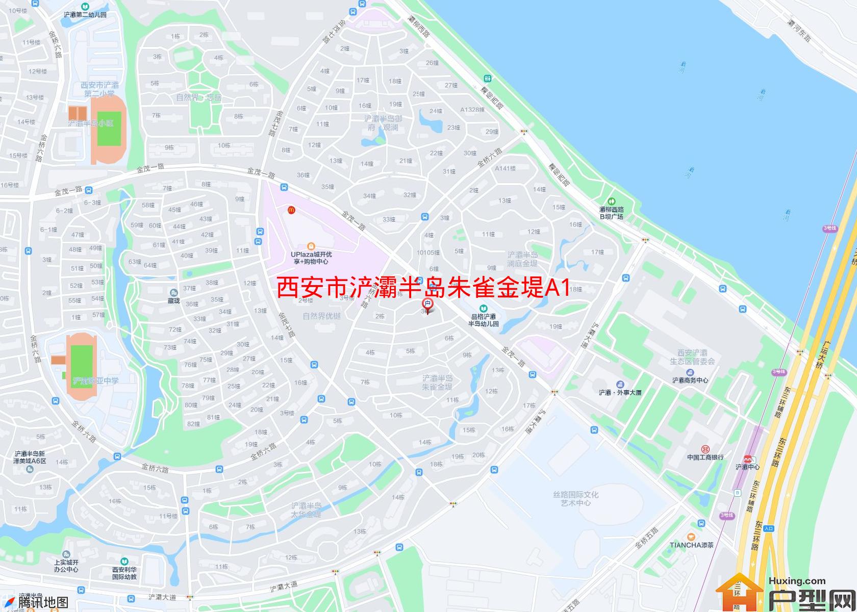 浐灞半岛朱雀金堤A15区小区 - 户型网