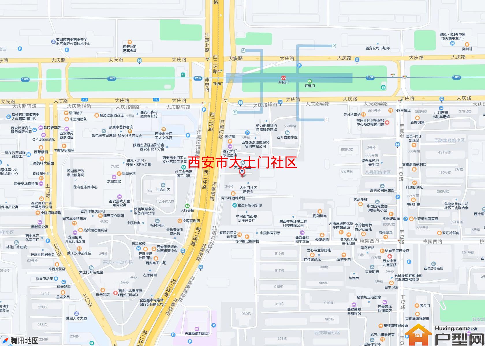 大土门社区小区 - 户型网