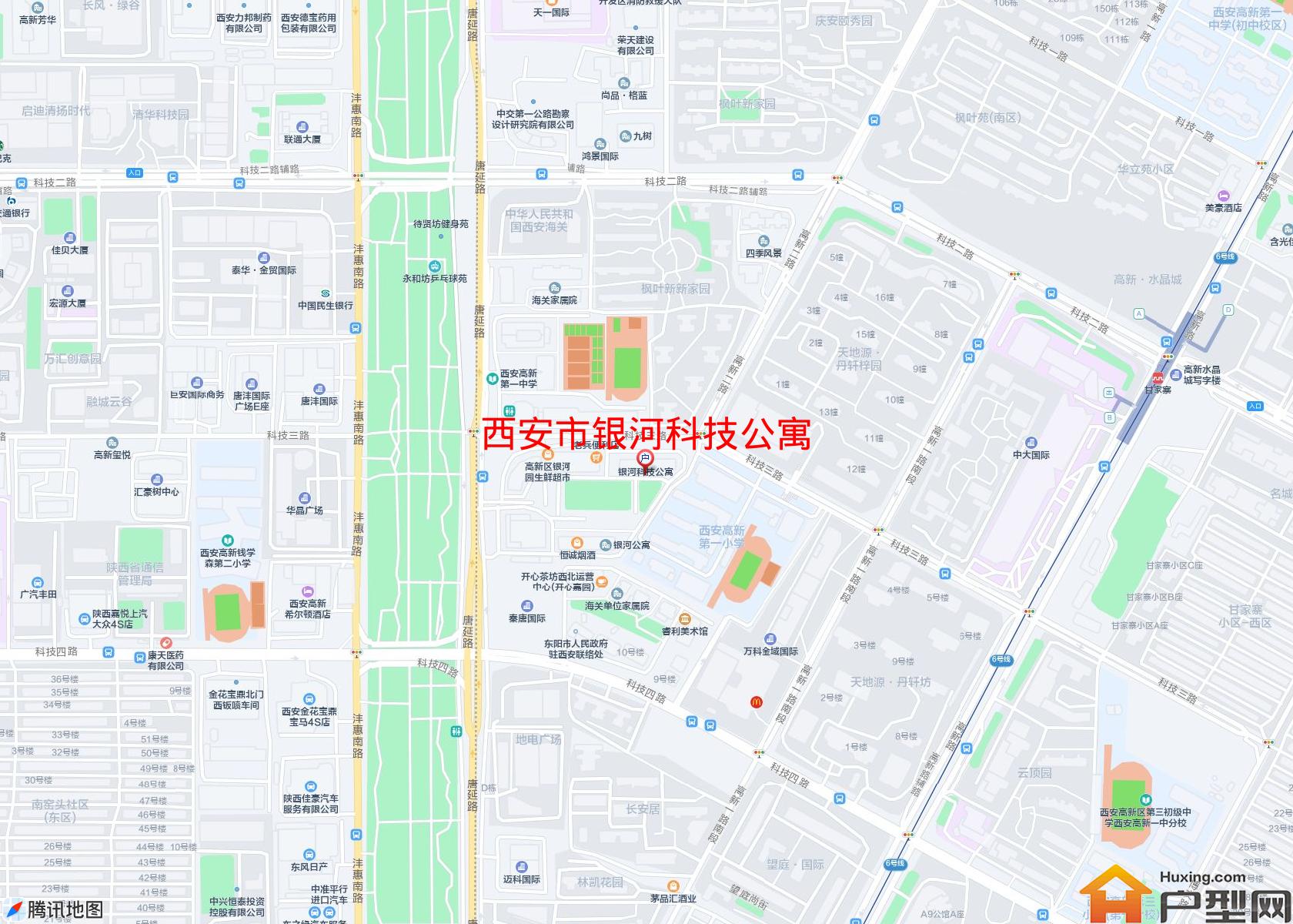 银河科技公寓小区 - 户型网