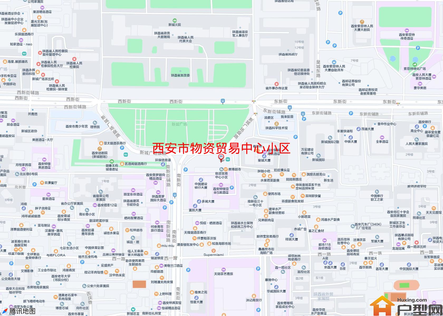 物资贸易中心小区小区 - 户型网