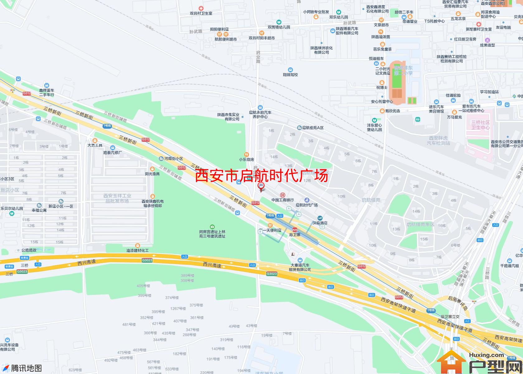 启航时代广场小区 - 户型网