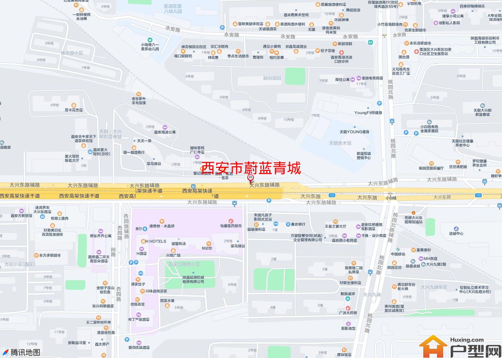 蔚蓝青城小区 - 户型网