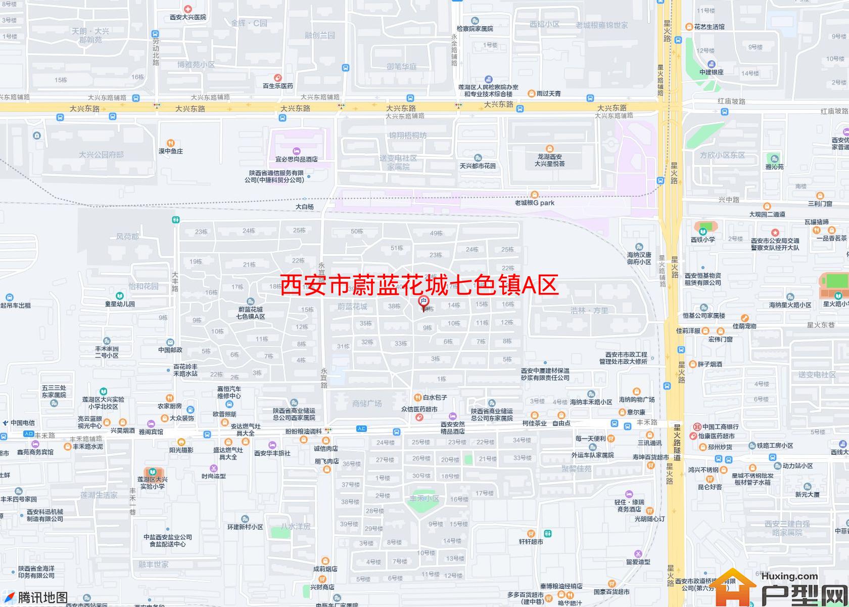 蔚蓝花城七色镇A区小区 - 户型网