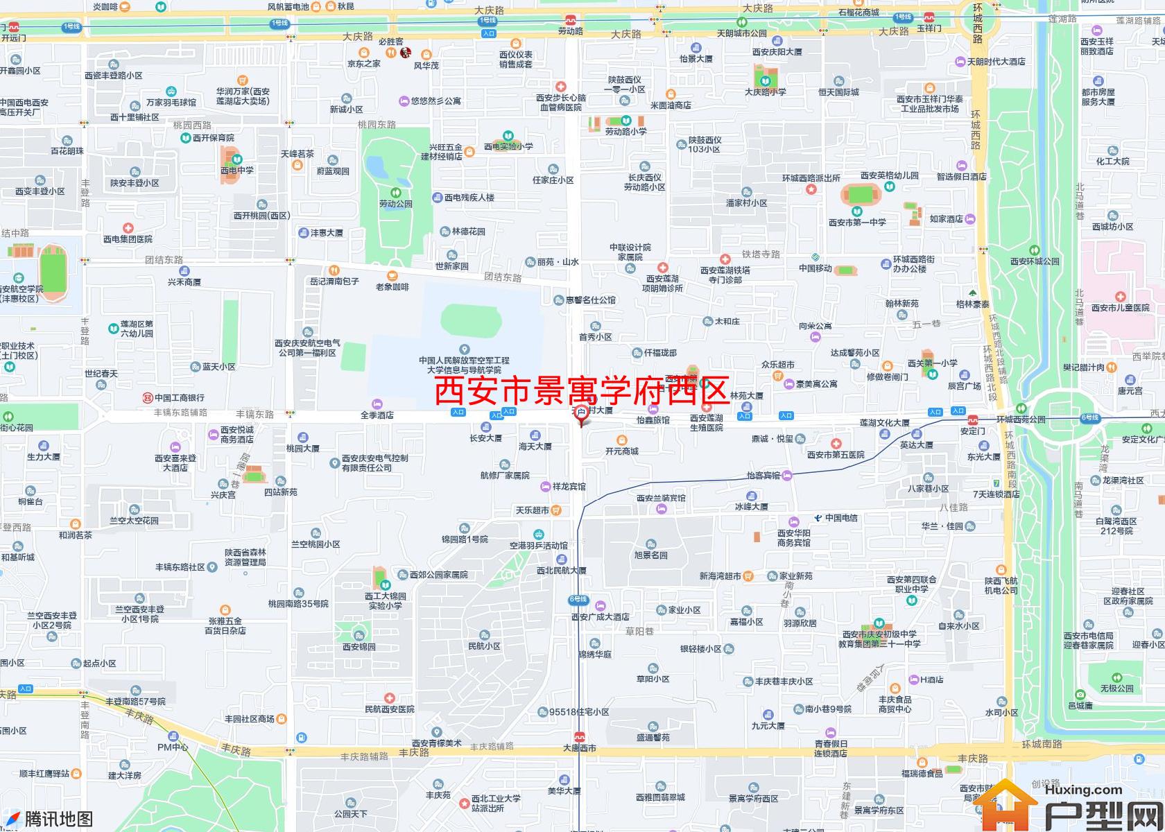 景寓学府西区小区 - 户型网