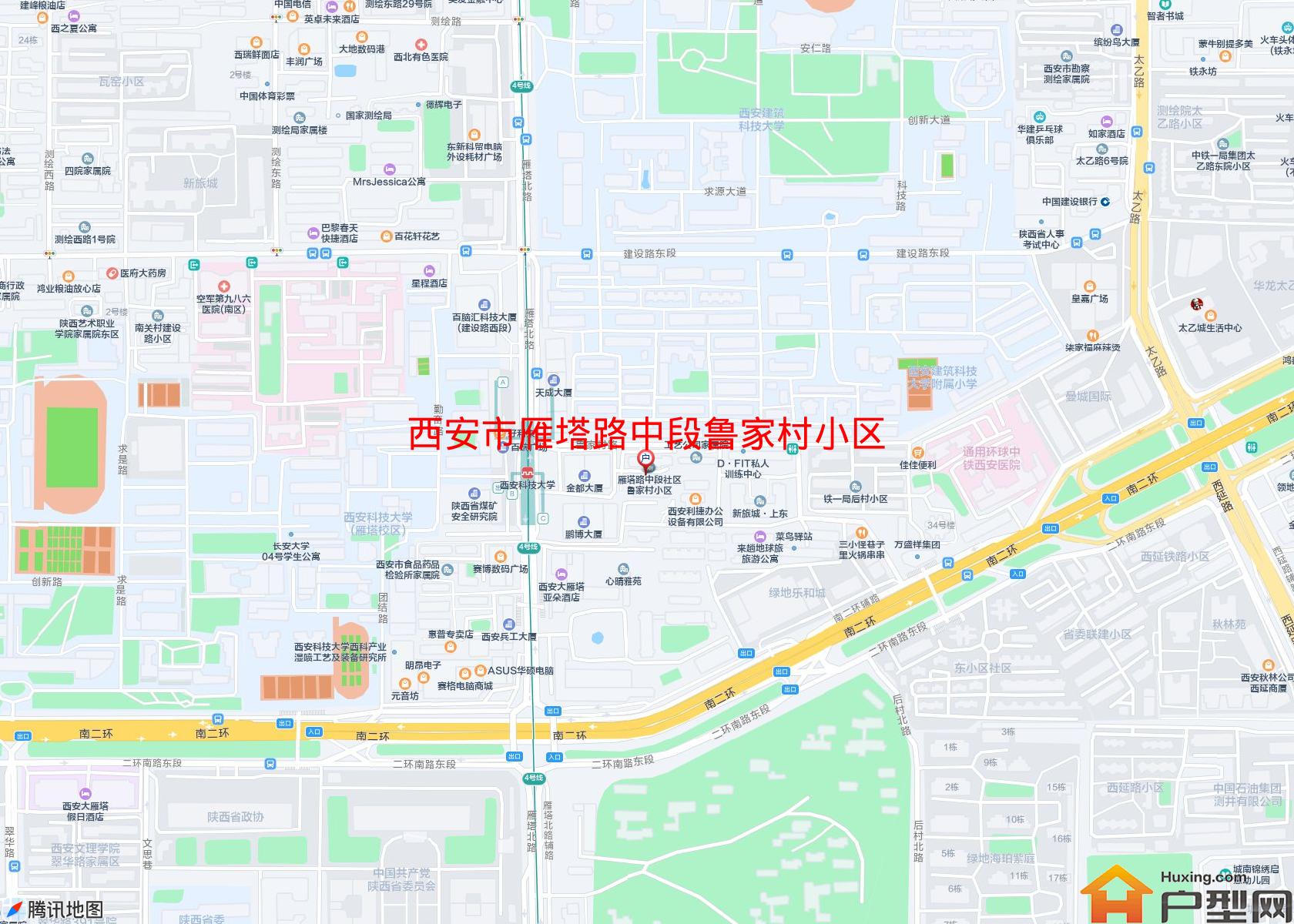 雁塔路中段鲁家村小区小区 - 户型网