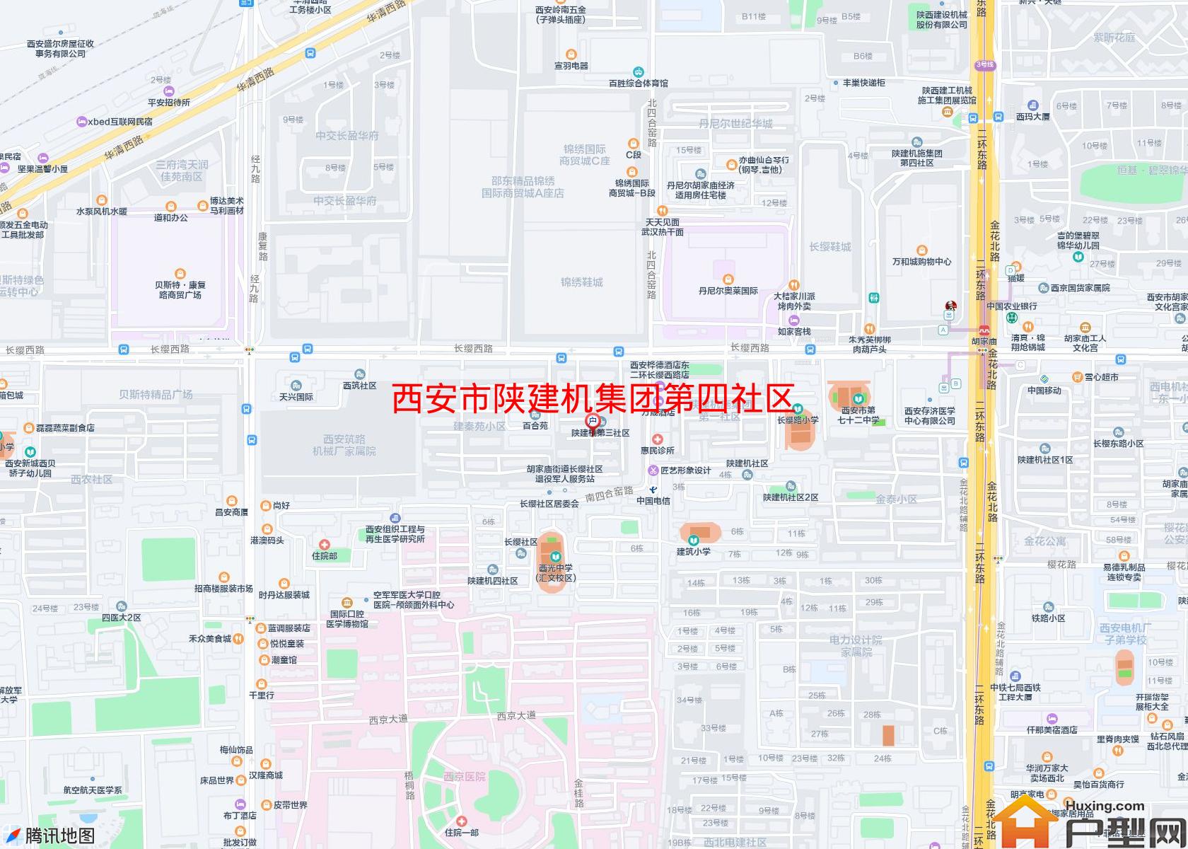 陕建机集团第四社区小区 - 户型网