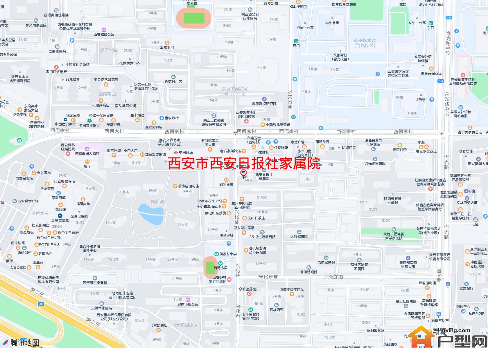 西安日报社家属院小区 - 户型网