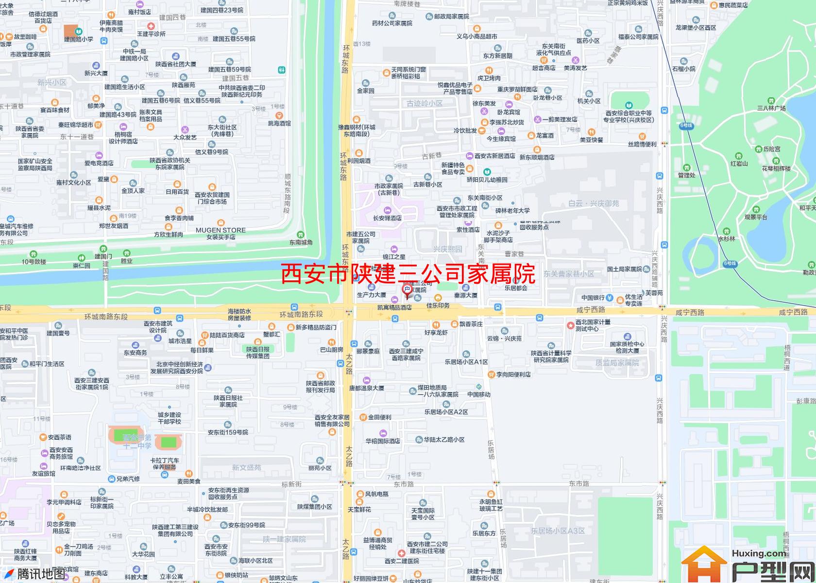 陕建三公司家属院小区 - 户型网