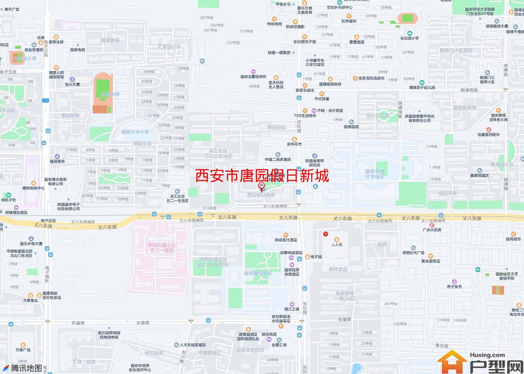 唐园假日新城小区 - 户型网
