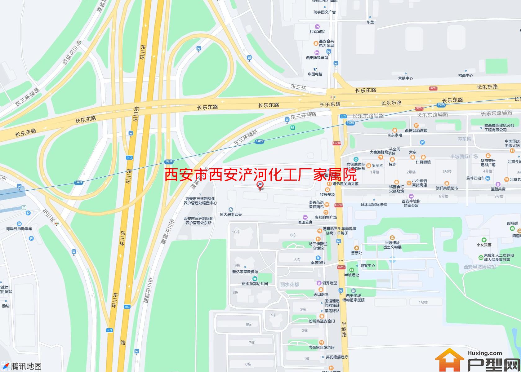 西安浐河化工厂家属院小区 - 户型网