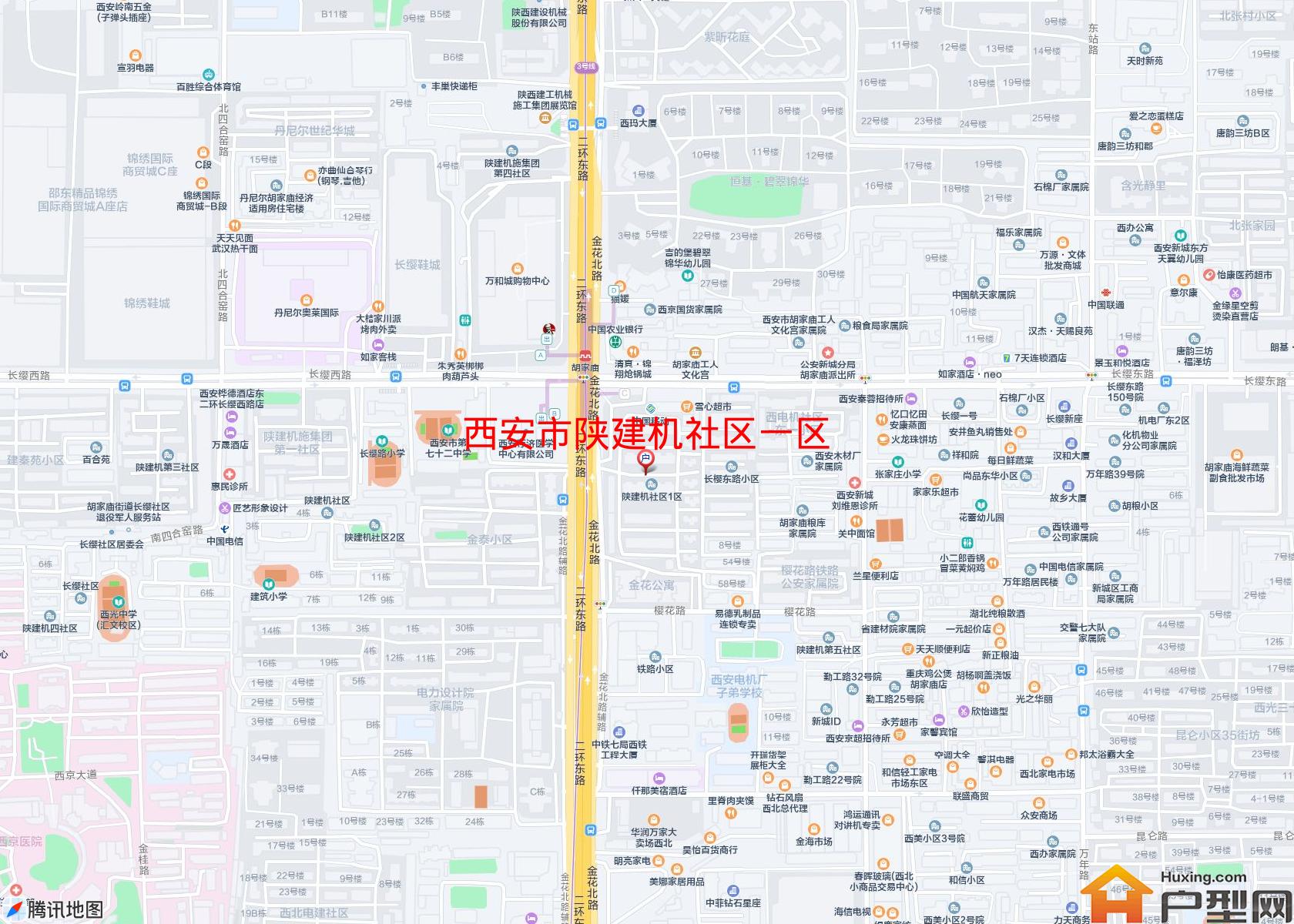 陕建机社区一区小区 - 户型网