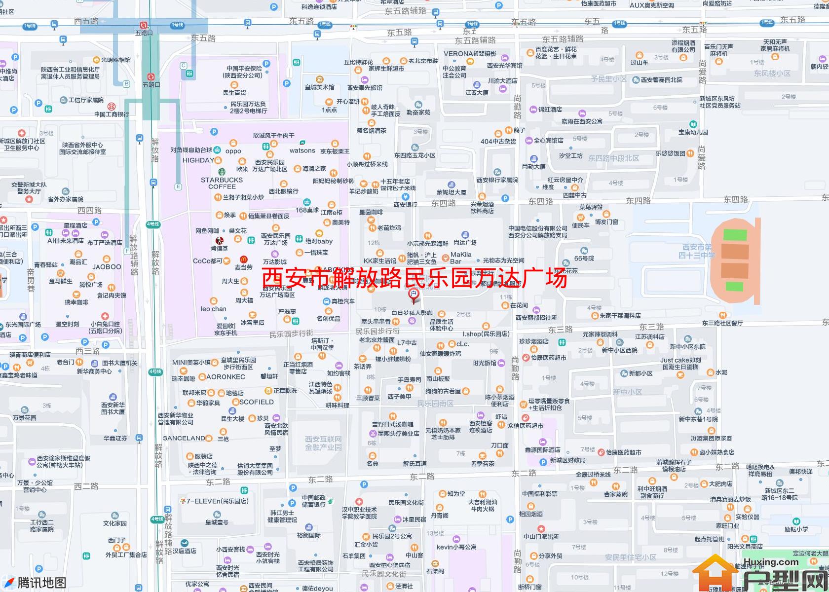 解放路民乐园万达广场公寓小区 - 户型网