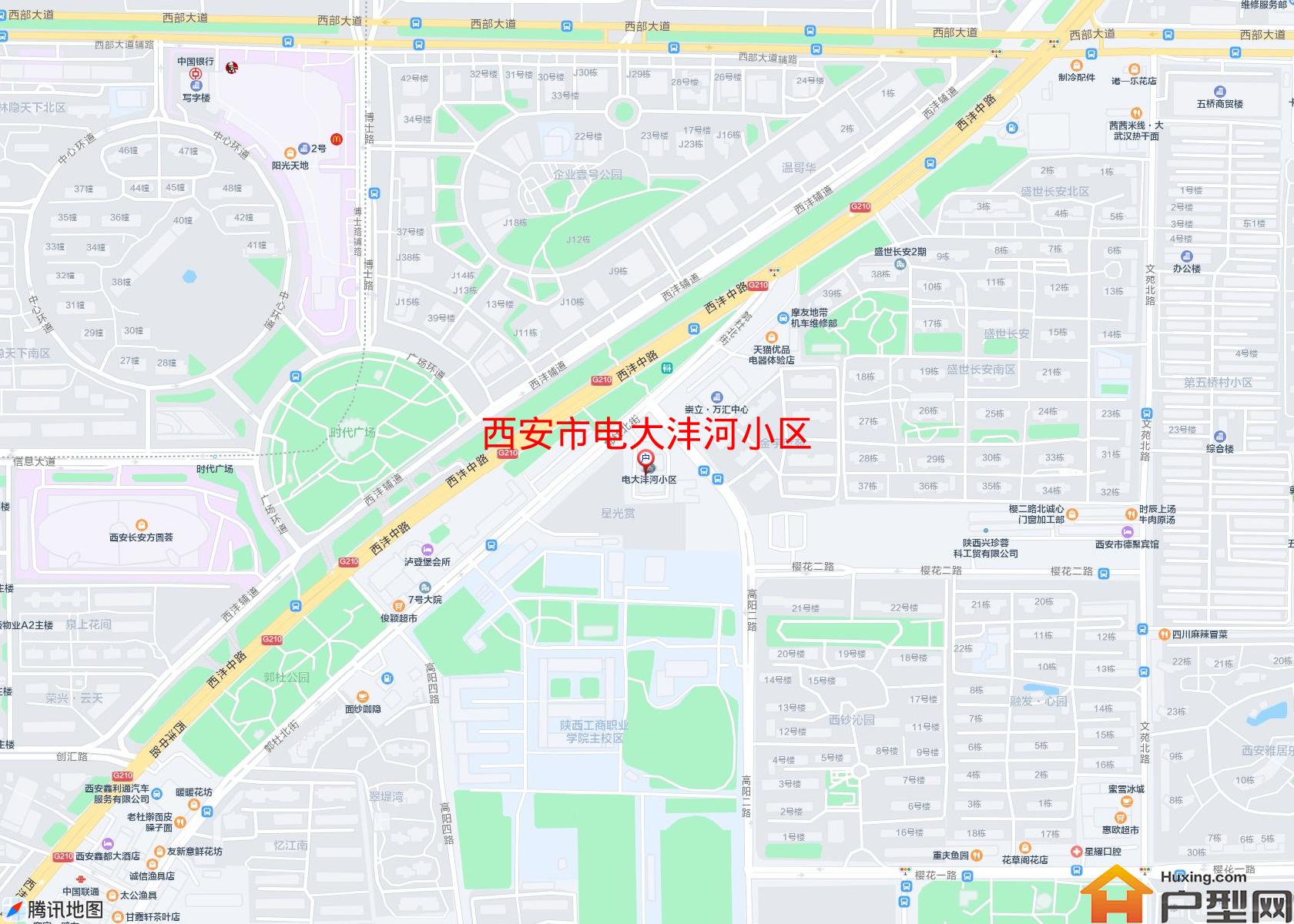 电大沣河小区小区 - 户型网