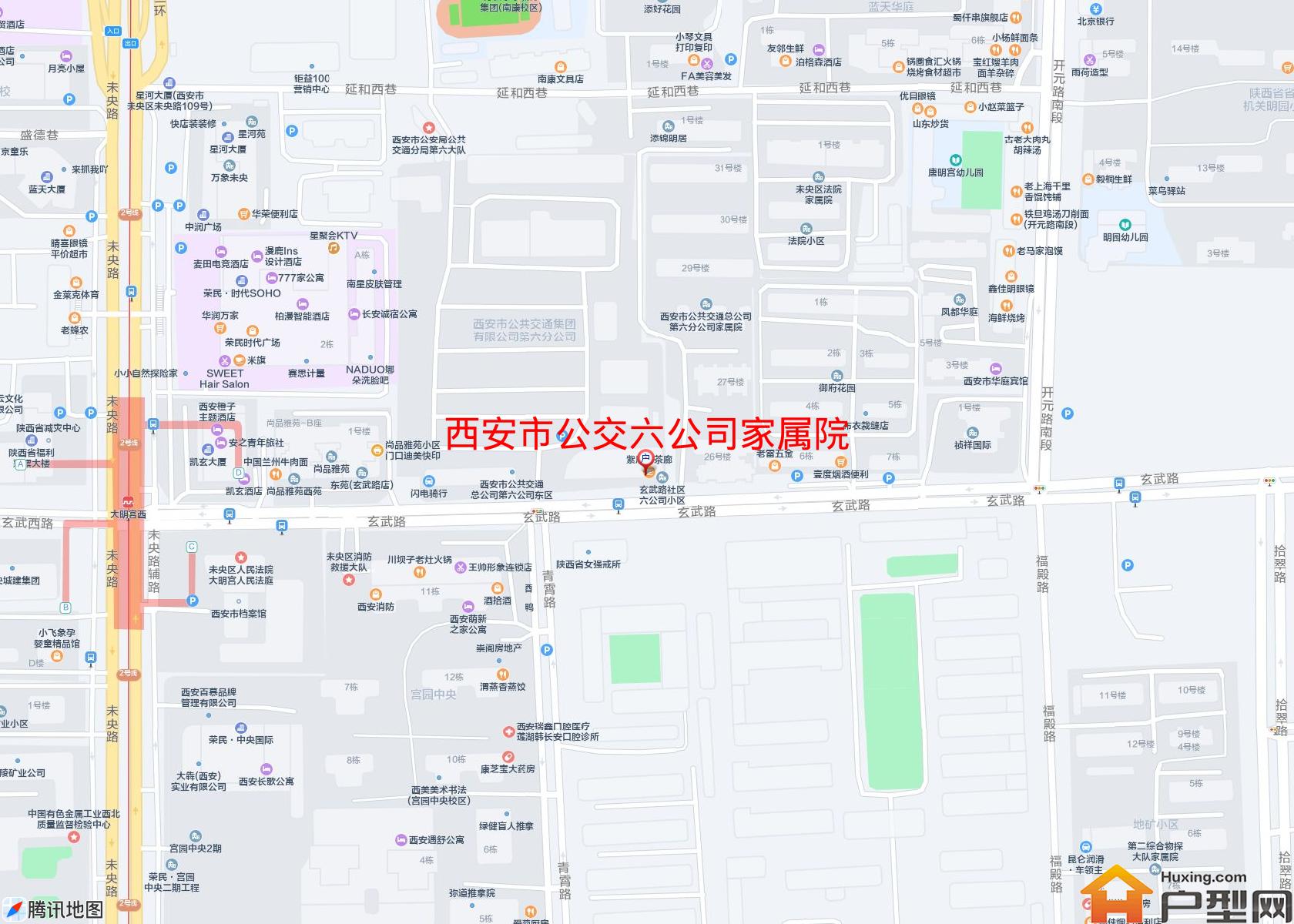 公交六公司家属院小区 - 户型网