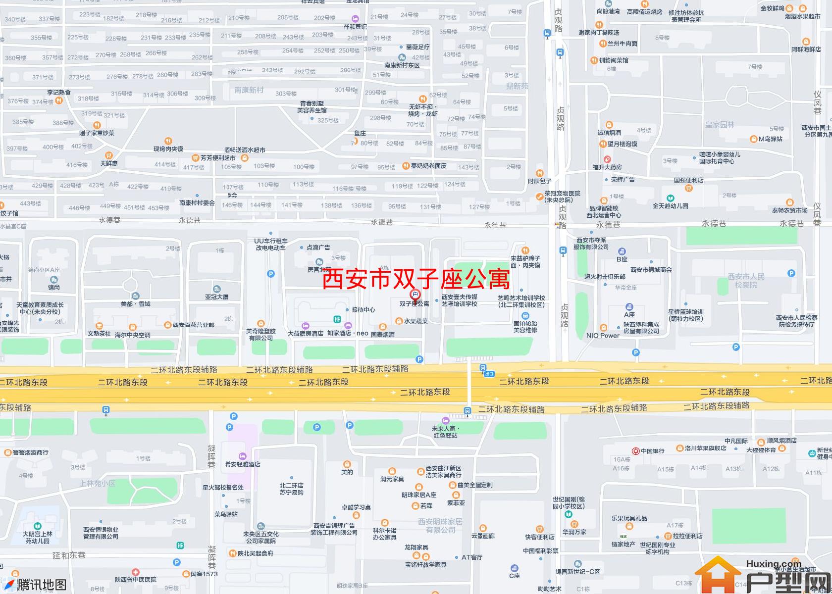 双子座公寓小区 - 户型网