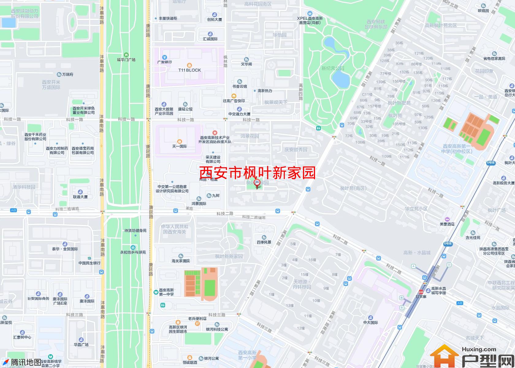 枫叶新家园小区 - 户型网