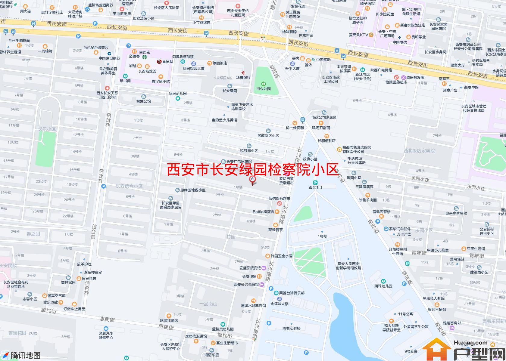 长安绿园检察院小区小区 - 户型网
