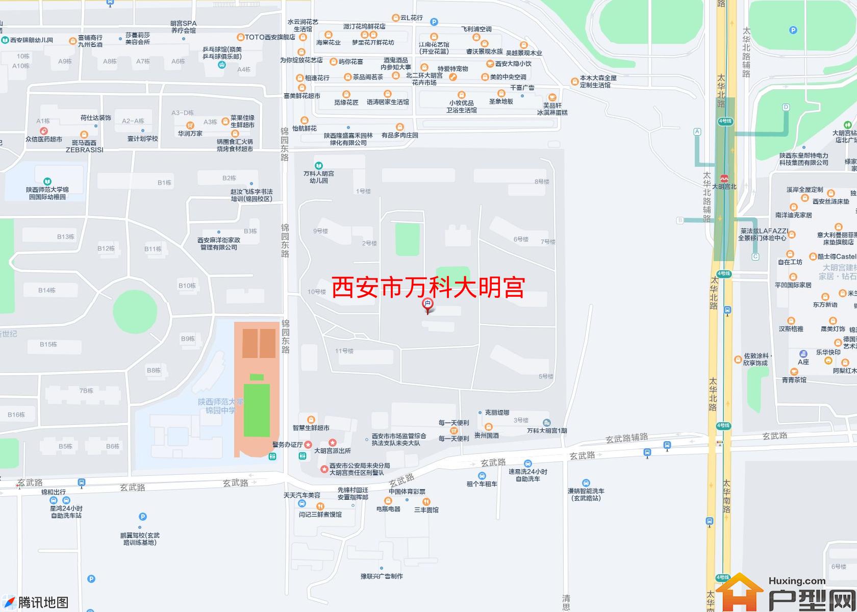 万科大明宫小区 - 户型网 万科大明宫小区 - 户型网