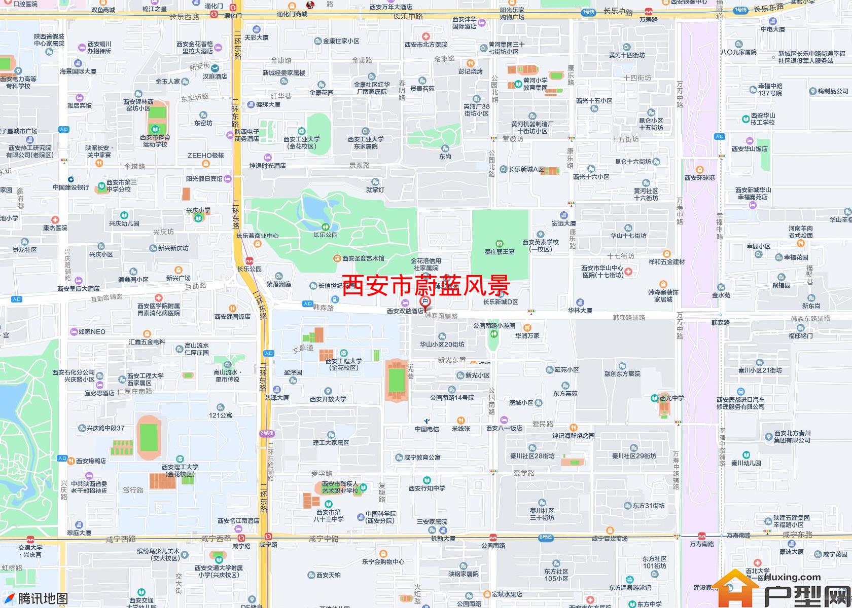 蔚蓝风景小区 - 户型网