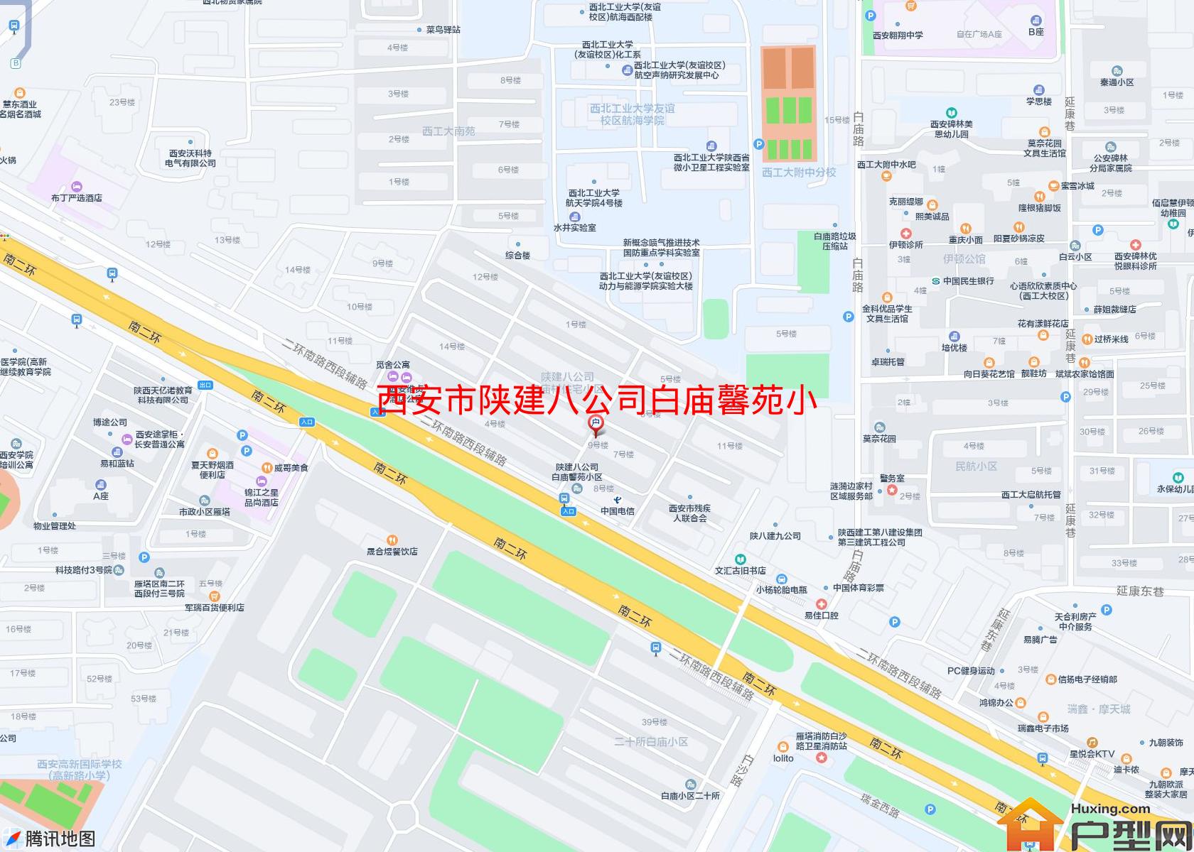 陕建八公司白庙馨苑小区小区 - 户型网