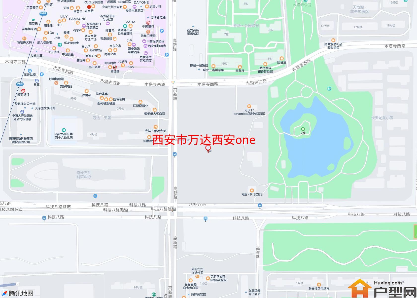 万达西安one小区 - 户型网