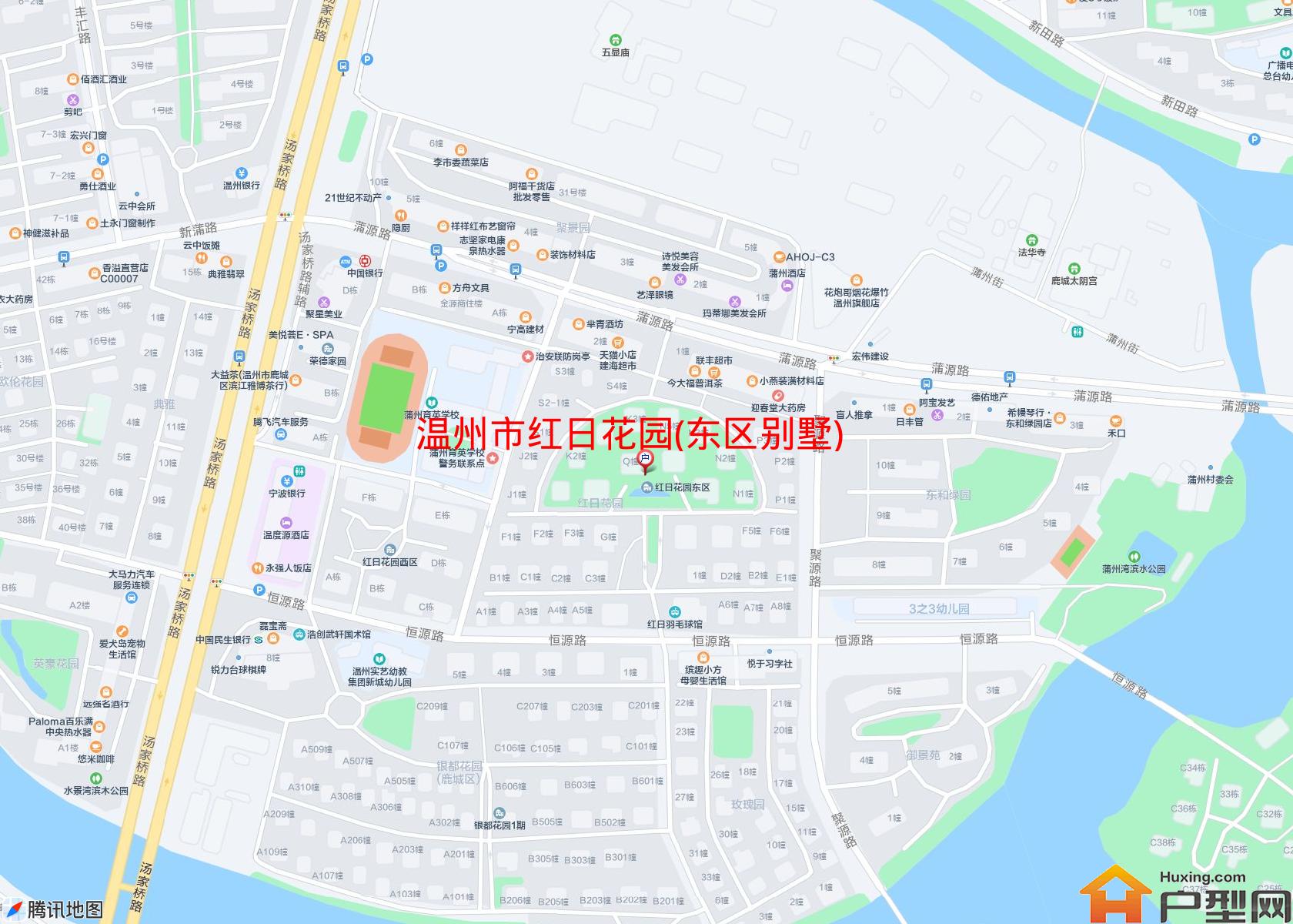 红日花园(东区别墅)小区 - 户型网