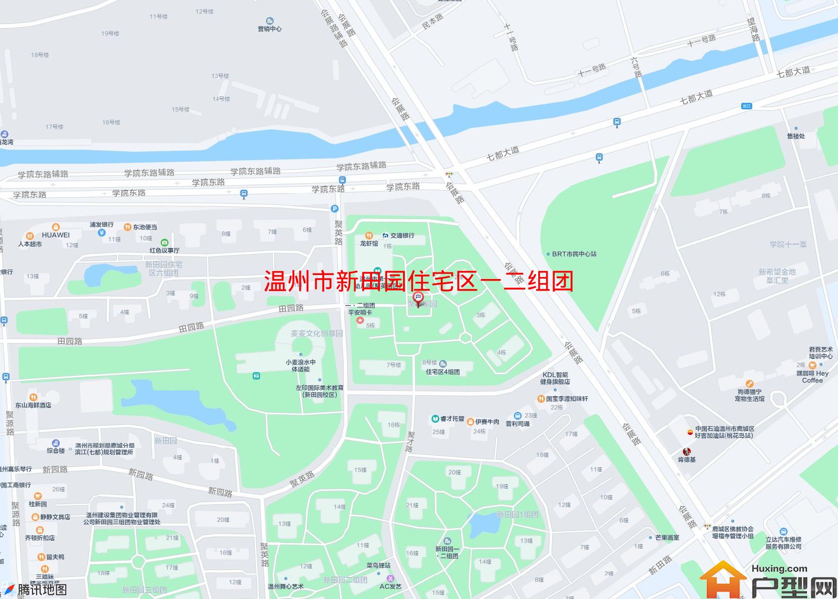 新田园住宅区一二组团小区 - 户型网