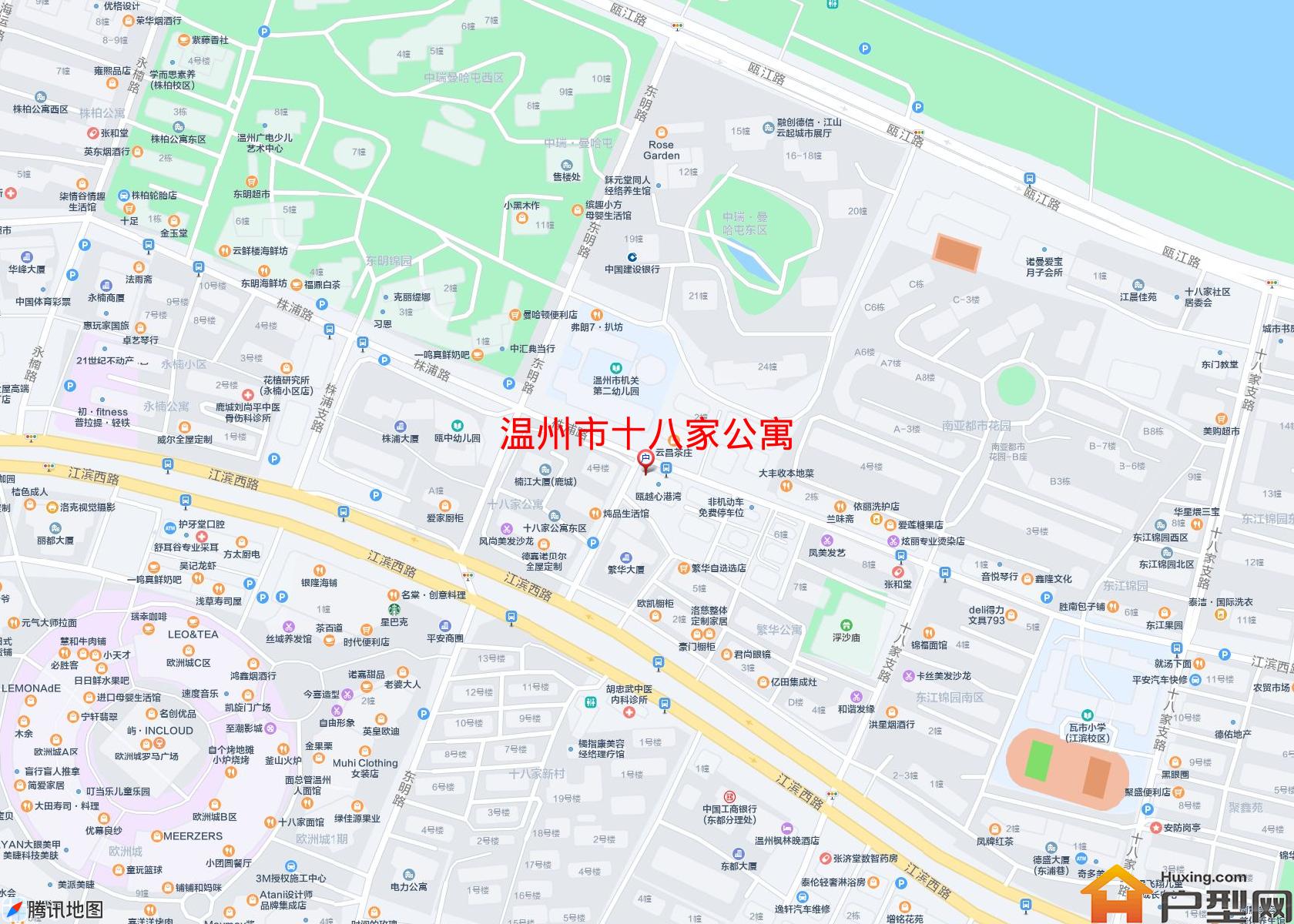 十八家公寓小区 - 户型网