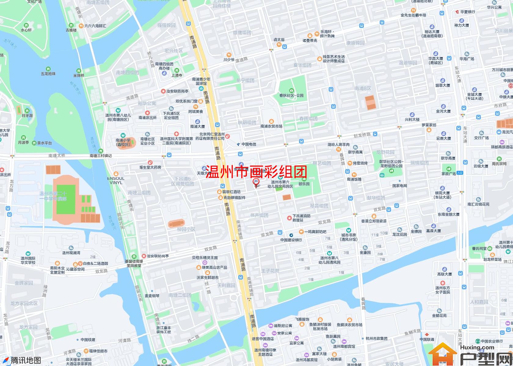 画彩组团小区 - 户型网