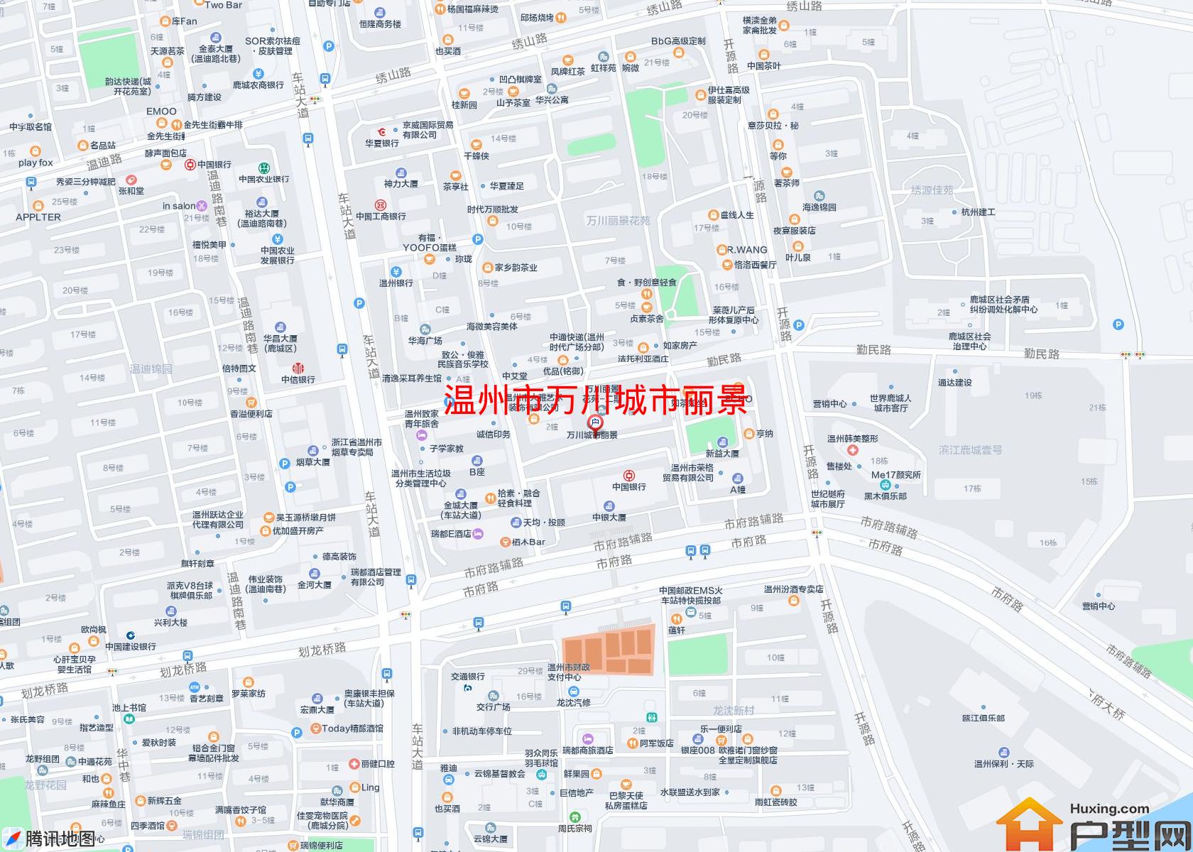 万川城市丽景小区 - 户型网