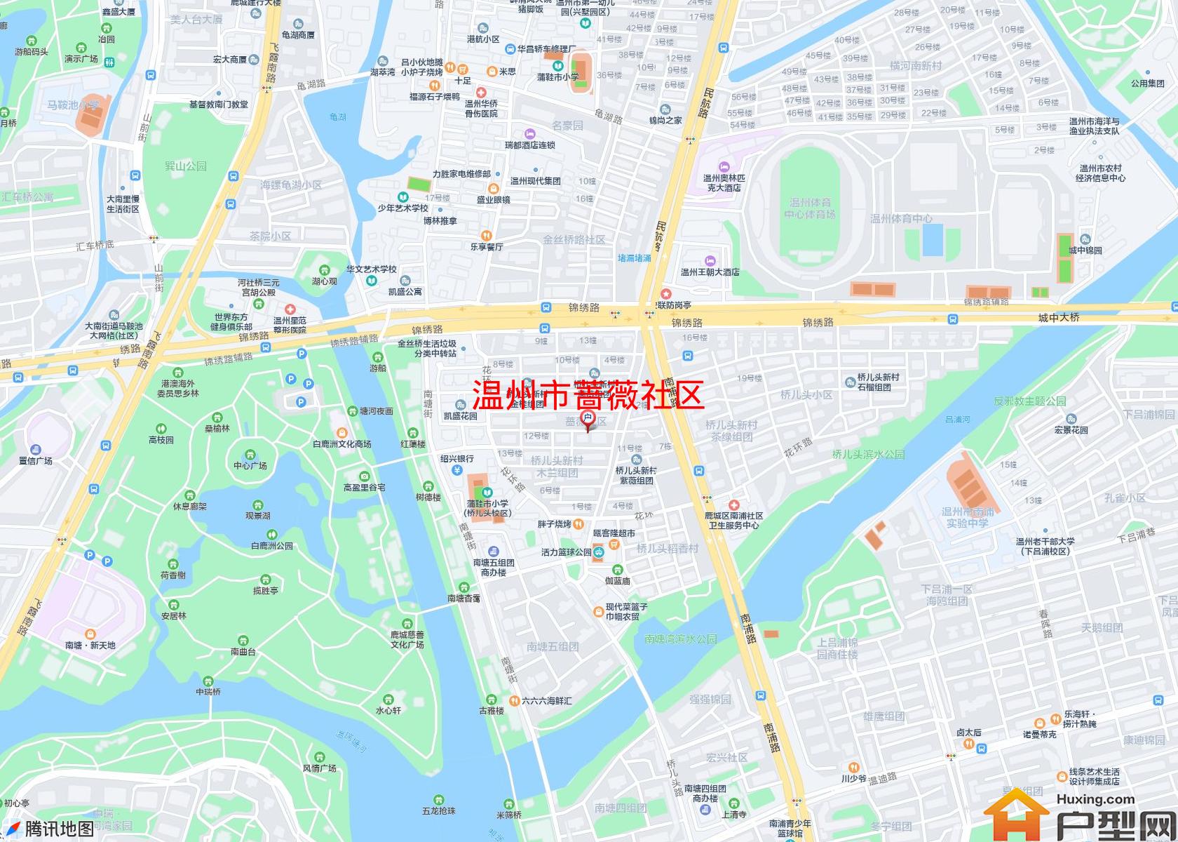 蔷薇社区小区 - 户型网