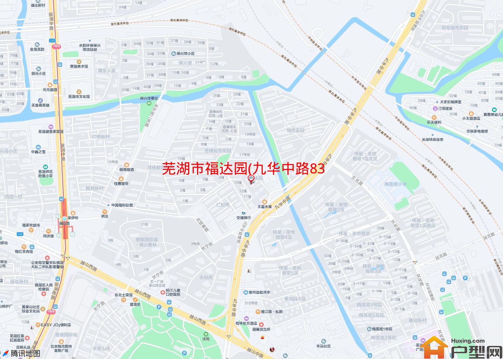 福达园(九华中路83号)小区 - 户型网