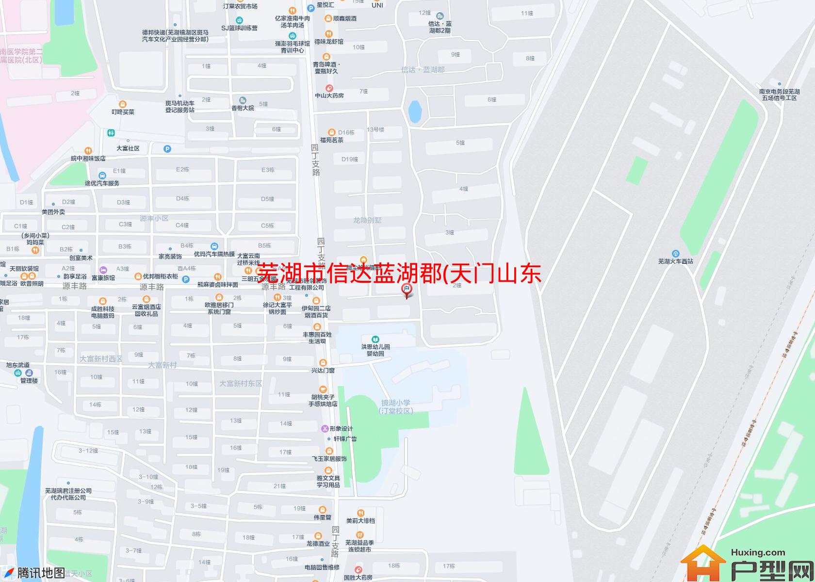 信达蓝湖郡(天门山东路)小区 - 户型网