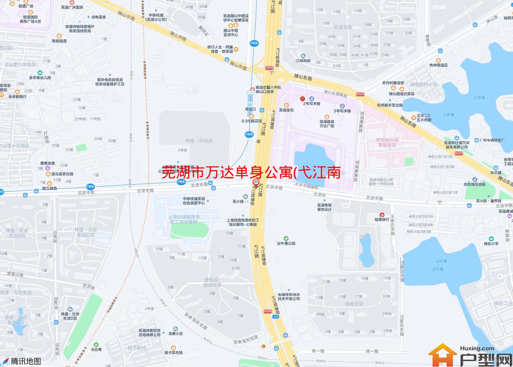 万达单身公寓(弋江南路)小区 - 户型网