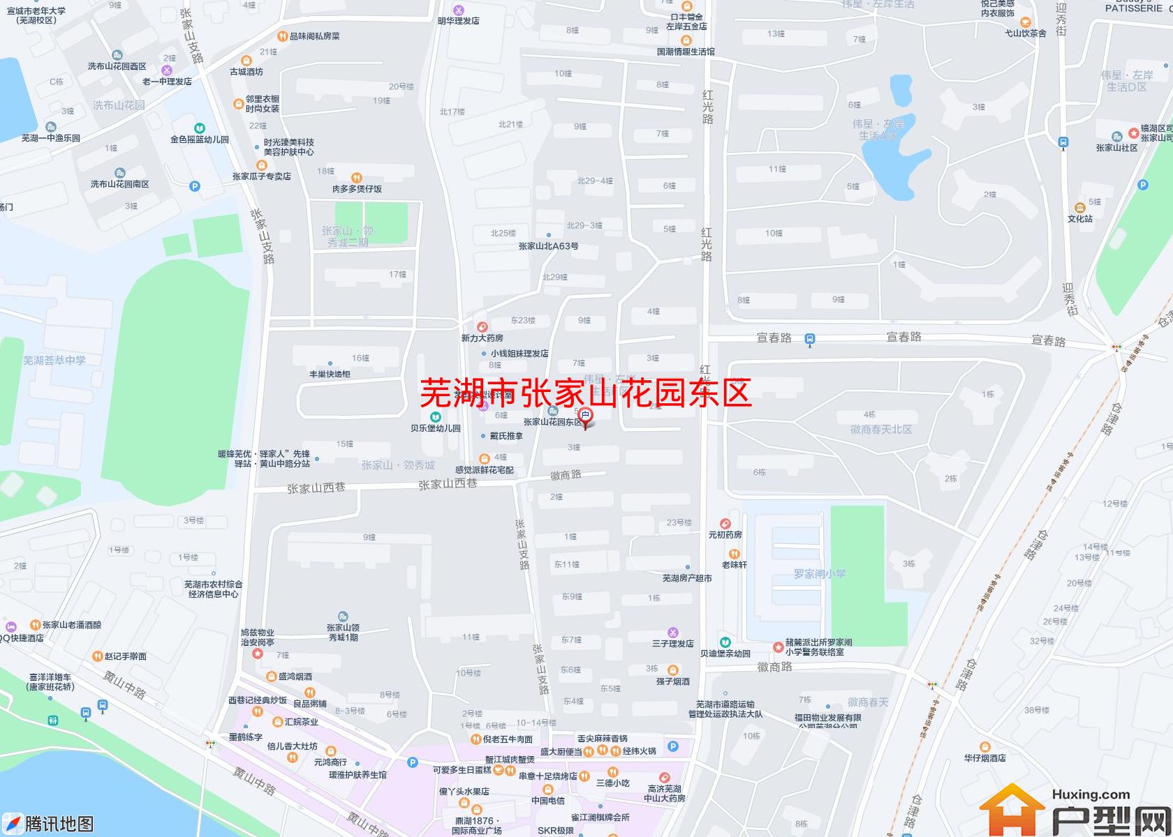 张家山花园东区小区 - 户型网