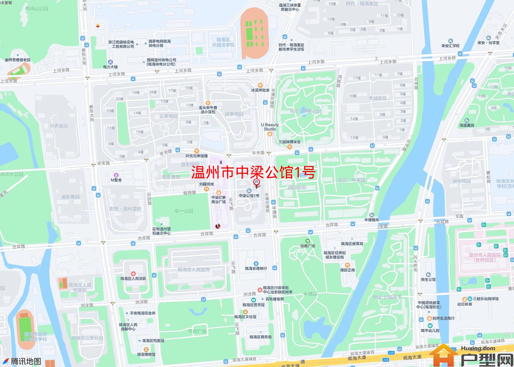 中梁公馆1号小区 - 户型网