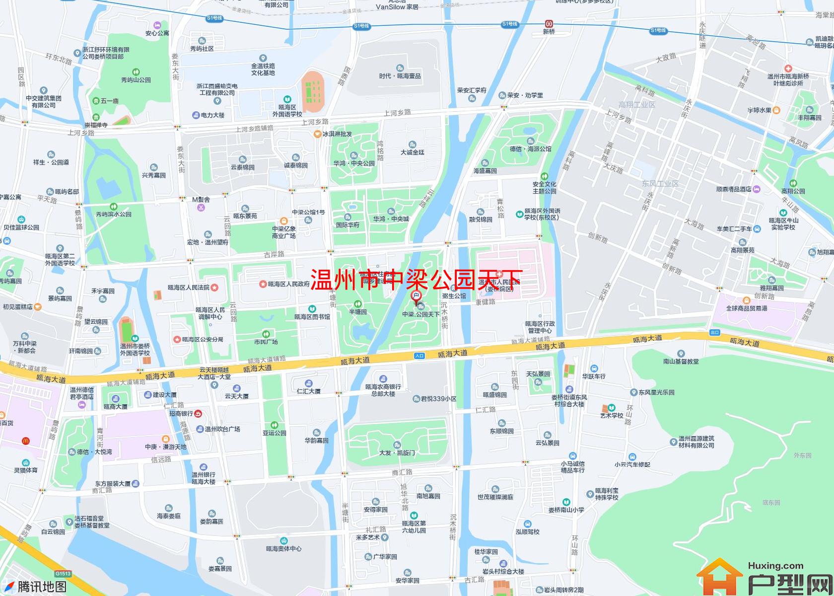 中梁公园天下小区 - 户型网