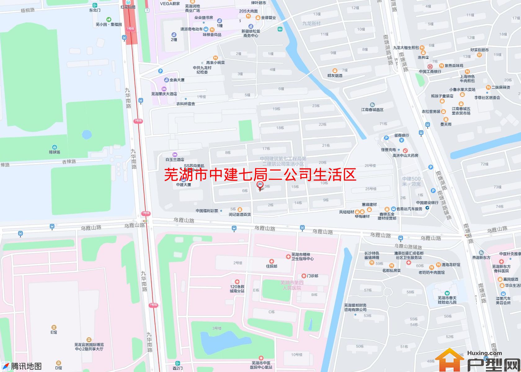 中建七局二公司生活区(乌霞山东路28号)小区 - 户型网