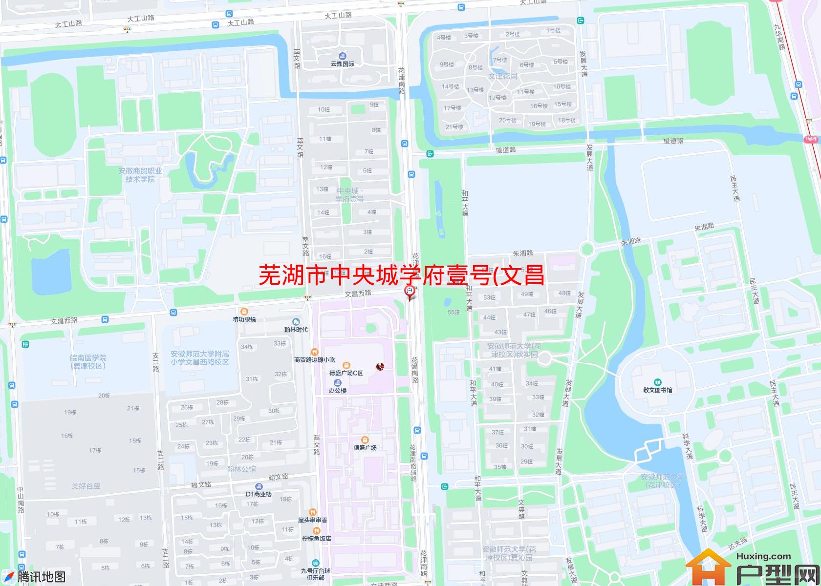中央城学府壹号(文昌西路)小区 - 户型网