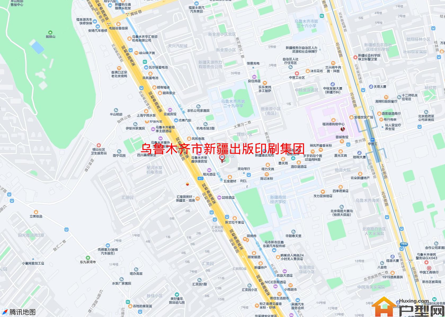 新疆出版印刷集团公司商住楼小区 - 户型网