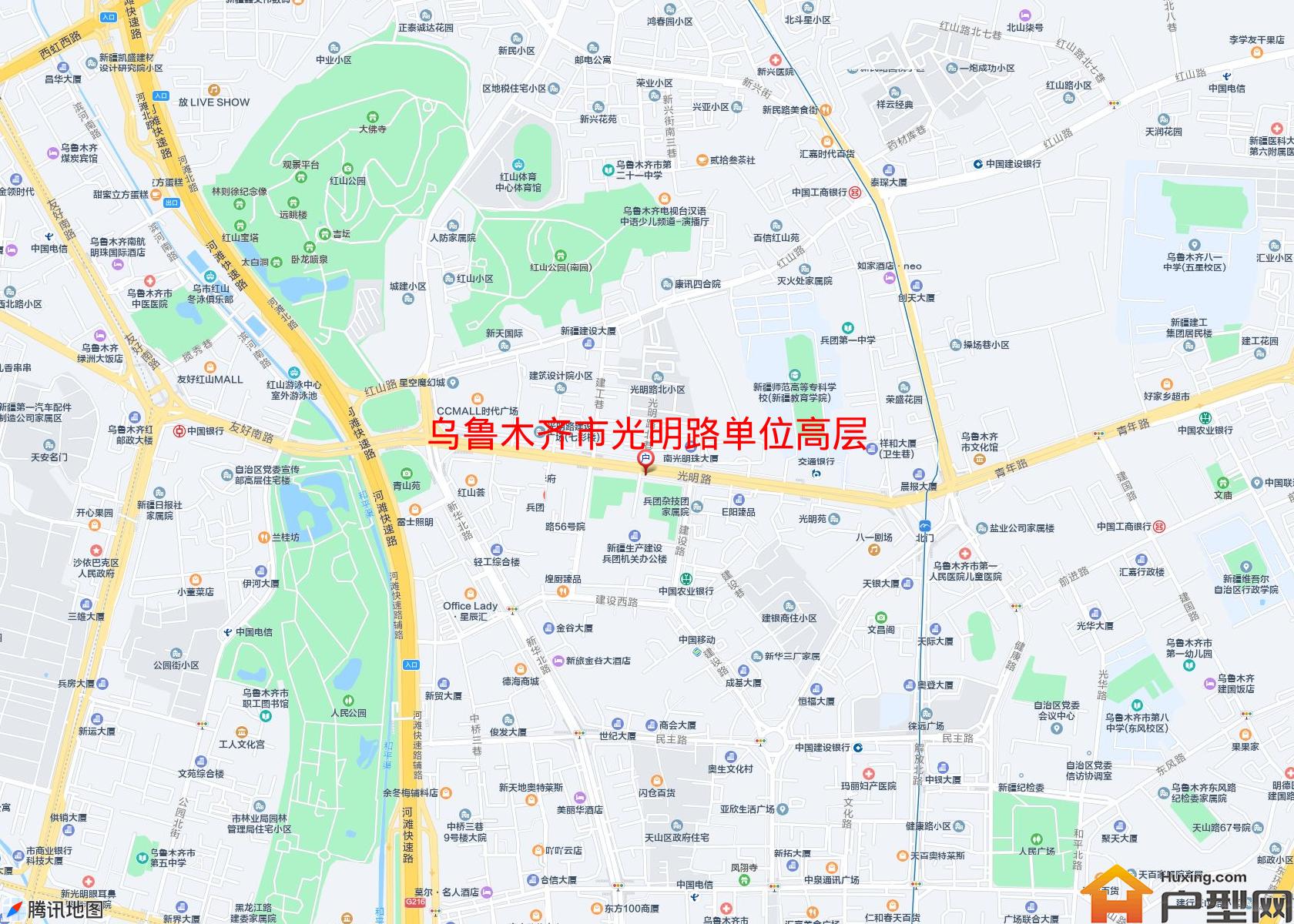 光明路单位高层小区 - 户型网