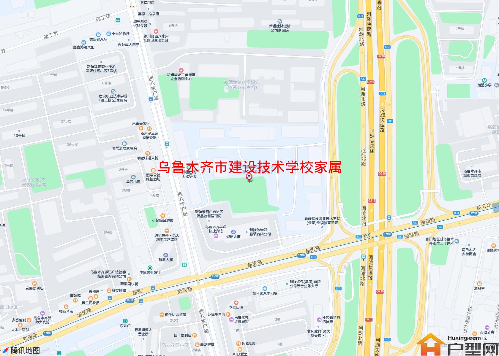 建设技术学校家属院小区 - 户型网