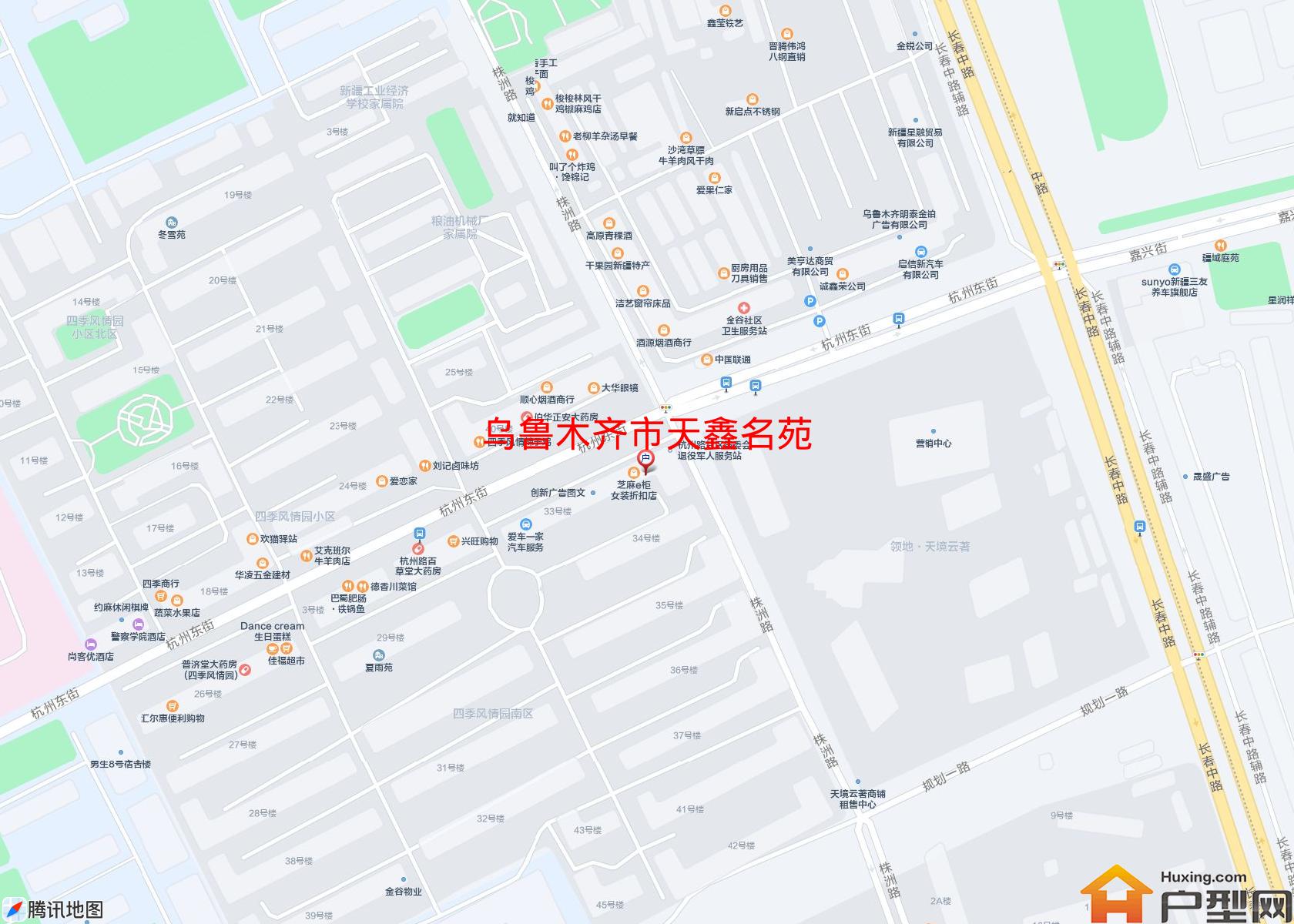 天鑫名苑小区 - 户型网