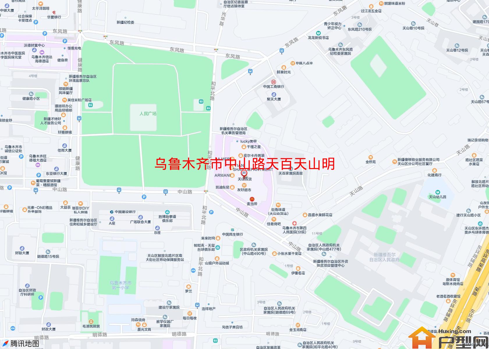 中山路天百天山明德路小区 - 户型网