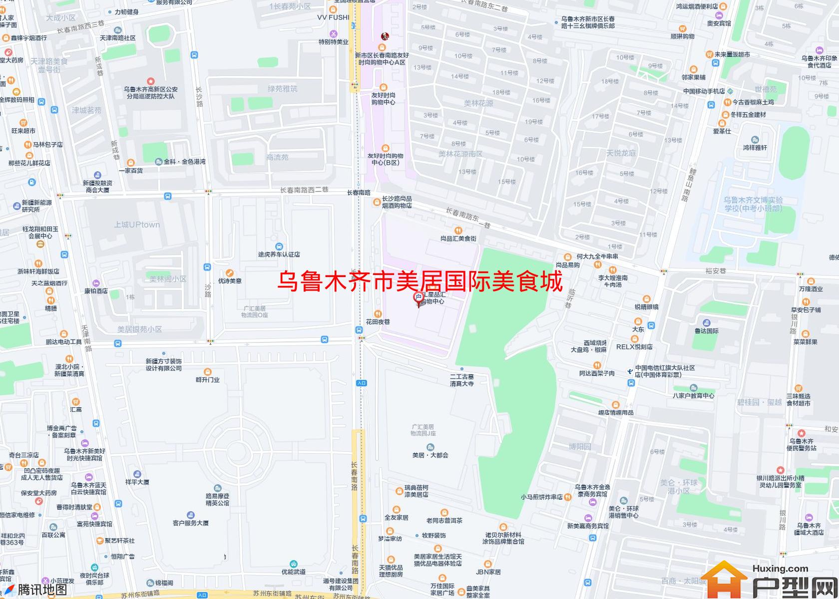 美居国际美食城小区 - 户型网
