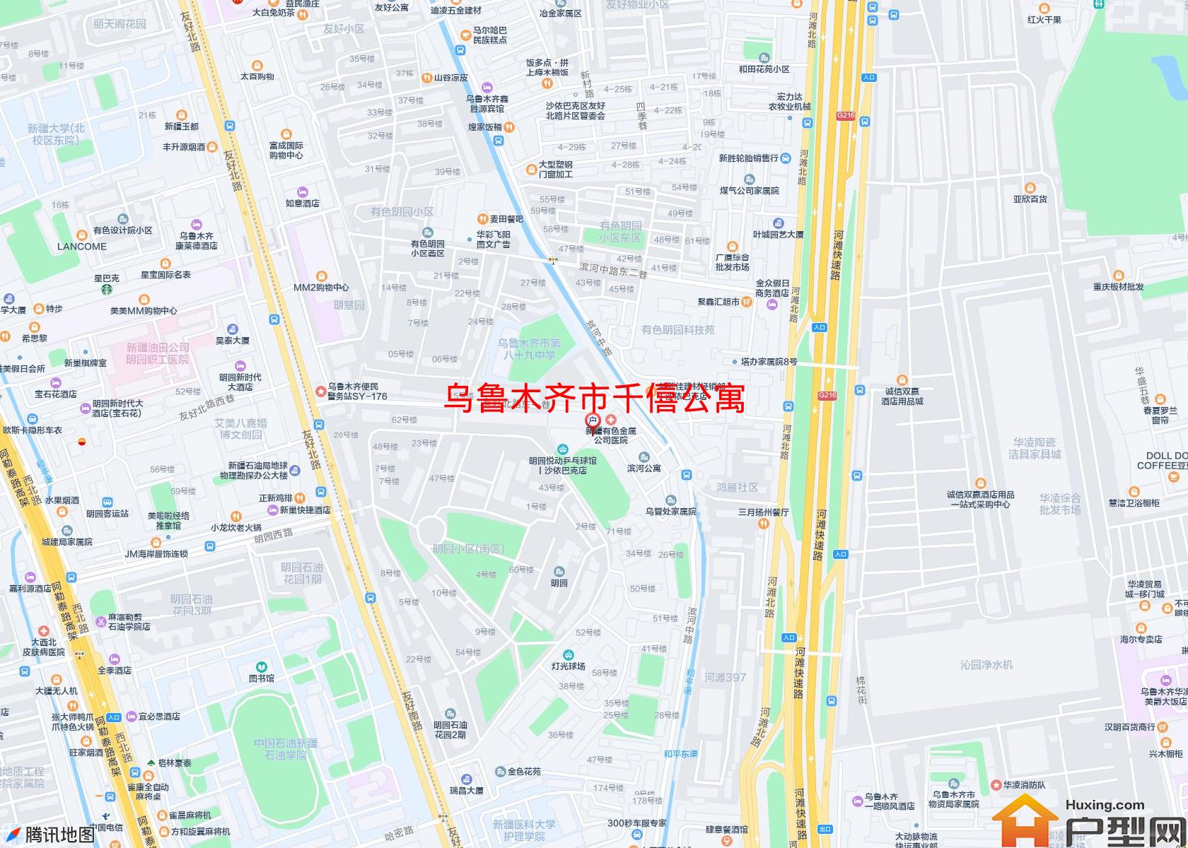 千僖公寓小区 - 户型网
