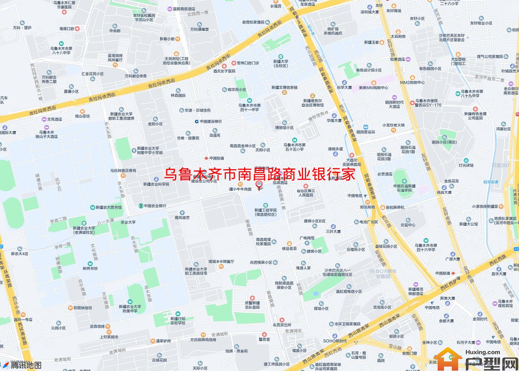 南昌路商业银行家属院小区 - 户型网