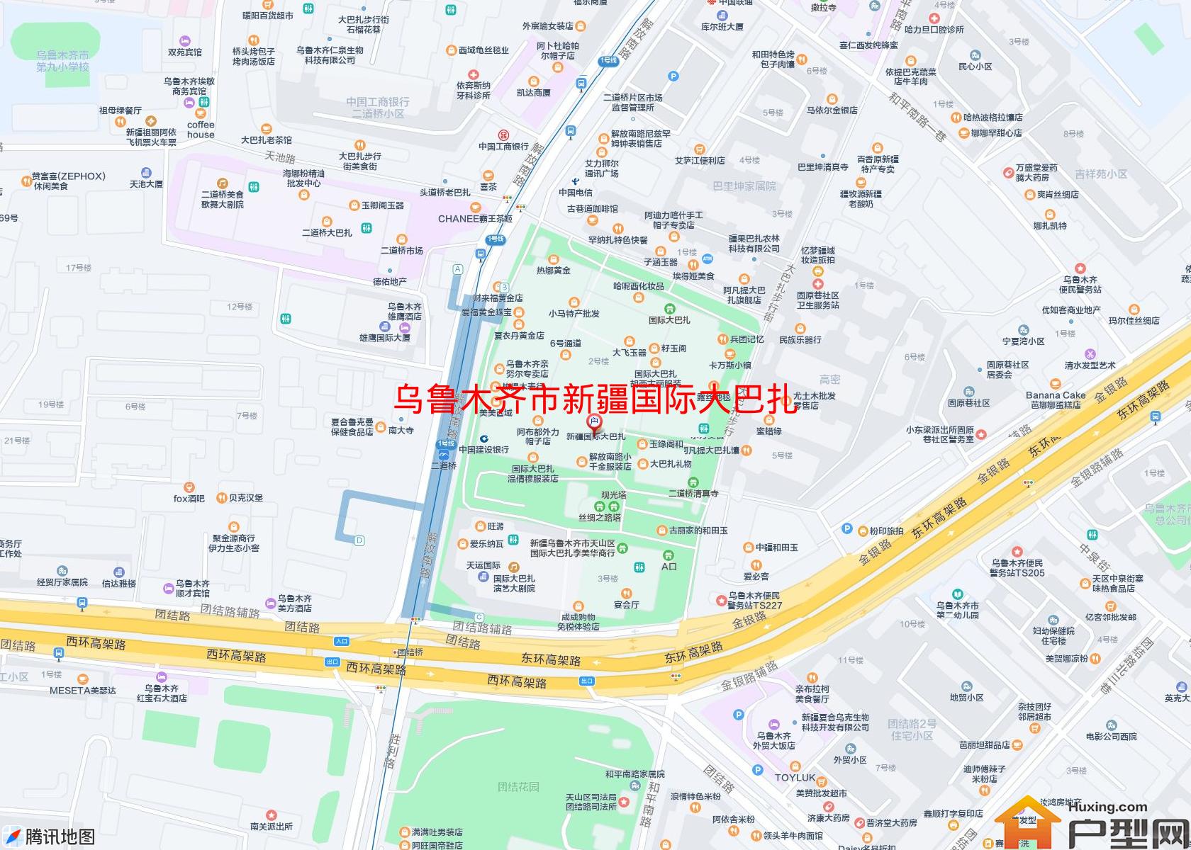 新疆国际大巴扎小区 - 户型网